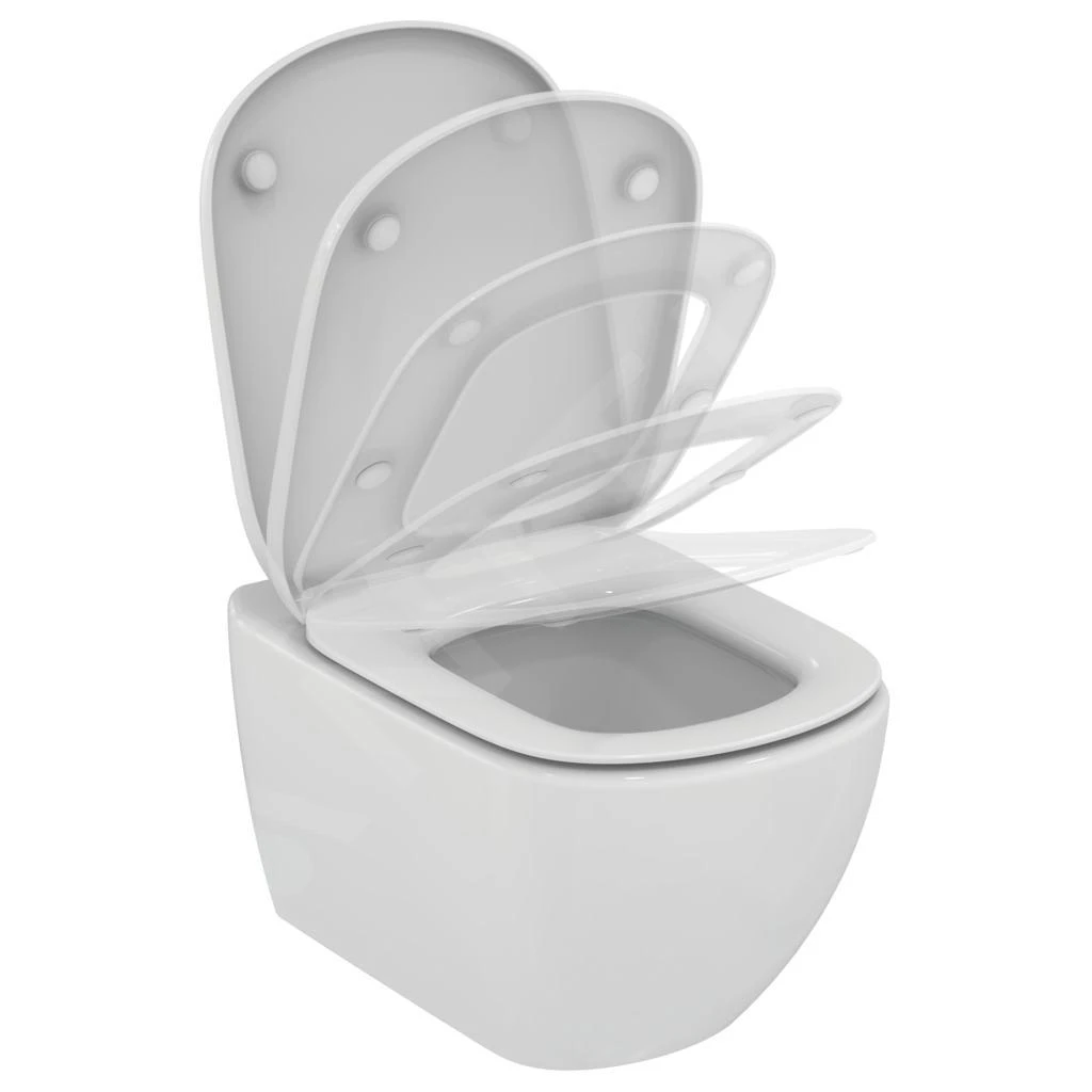 Ideal Standard Tesi - Hangend Toilet Met Wc Bril Overwrap SoftClose, AquaBlade, Wit T354801