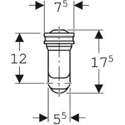 Geberit Toebehoren - Buissifon Voor Urinoir, Met Accessoires Voor Montage, D 50 Mm, Afvoer Horizontaal 152.942.11.1 -Geberit Shop 121c12457828a6cc32a86d87