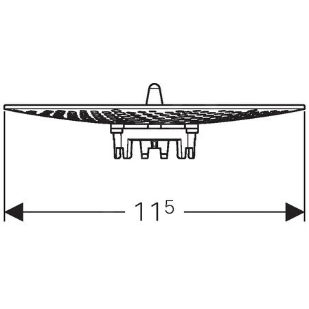 Geberit Toebehoren - Afvoerzeef Voor Preda En Selva Urinoirs 116.059.00.1 - Afbeelding 2