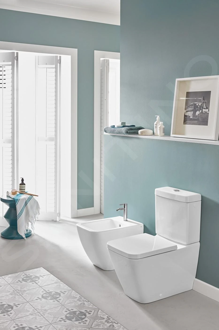 Villeroy & Boch Venticello - Staande Toiletpot, Vario Afvoer, DirectFlush, CeramicPlus, Alpine Wit 4612R0R1 - Afbeelding 3