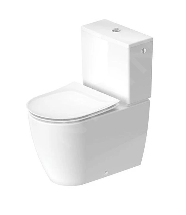 Duravit Soleil By Starck - Duoblok Pot, Vario Afvoer, Rimless, HygieneGlaze, Wit 2011092000