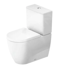 Duravit ME By Starck - Duoblokpot, Vario Afvoer, Rimless, WonderGliss, Wit 20050900001