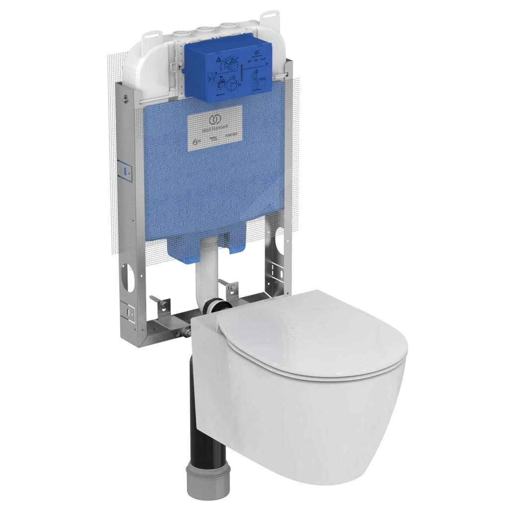 Ideal Standard Connect - Hangend Toilet Met Wc Bril SoftClose, AquaBlade, Wit E049301 - Afbeelding 3