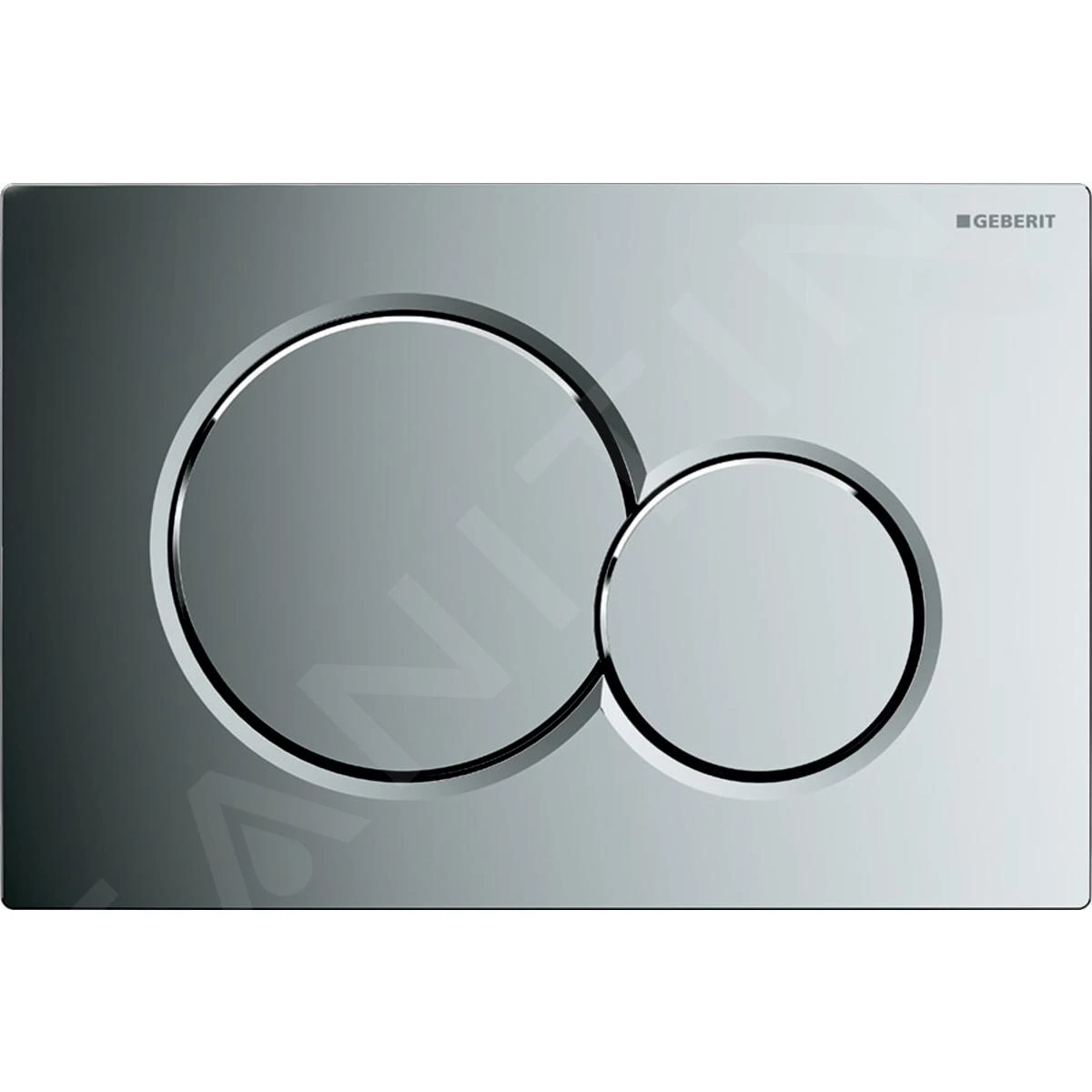 Geberit Duofix - Set Voorwandinstallatie, Closet Alpha Met WC-zitting, SIGMA01 Bedieningsknop, Glanzend Chroom 111.355.00.5 NR2 - Afbeelding 6