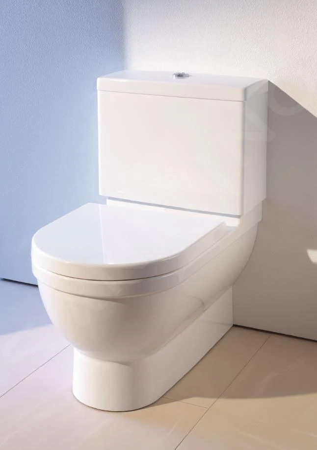 Duravit Starck 3 - Duoblokpot, Vario Afvoer, Met HygieneGlaze, Alpine Wit 2104092000 - Afbeelding 3