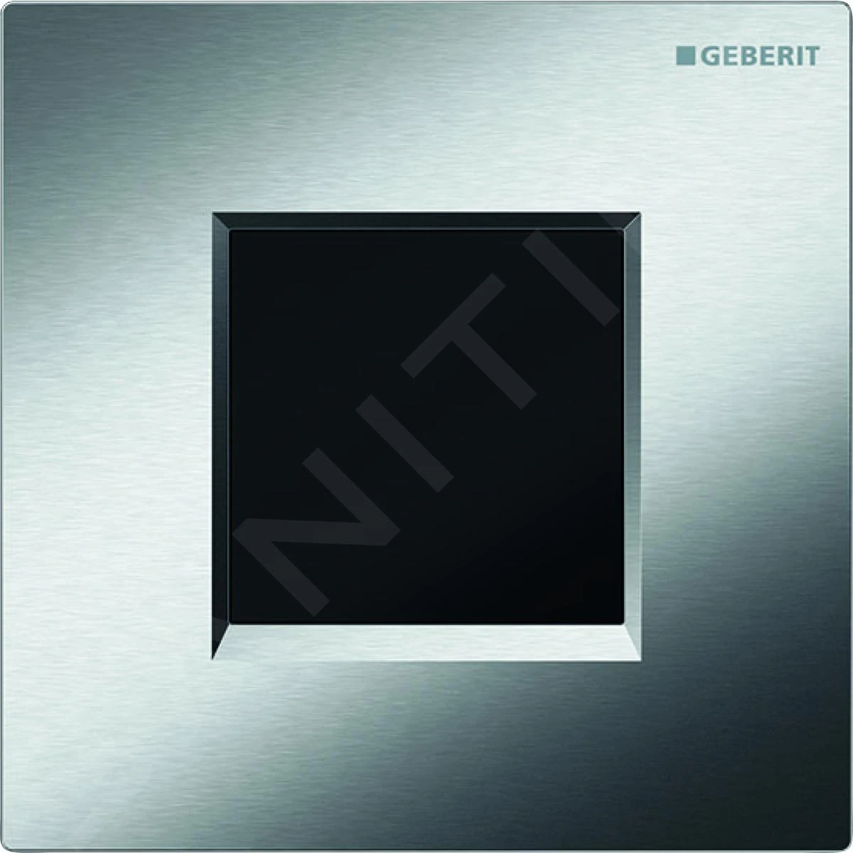 Geberit Spoelsystemen - Urinoirstuursysteem Met Elektronische Spoelactivering Type 30, Batterijvoeding, Geborsteld Chroom 116.037.KX.1