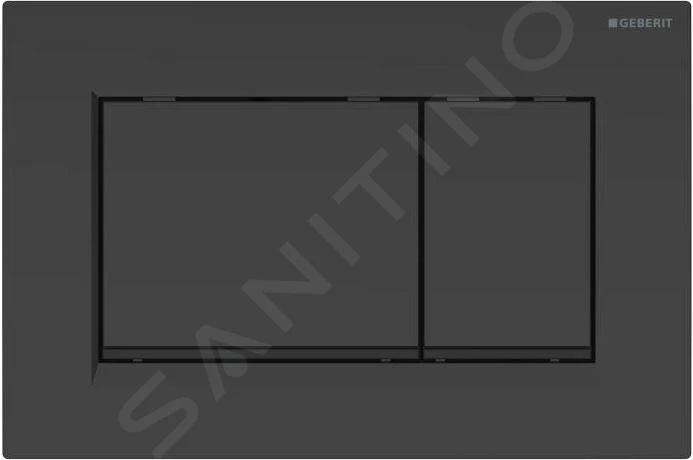 Geberit Kombifix - Voorwand Montageset, Gaia Toilet En Softclose Zitting, Sigma30 Bedieningsplaat, Mat Zwart/zwart SANI15CA5500 - Afbeelding 5
