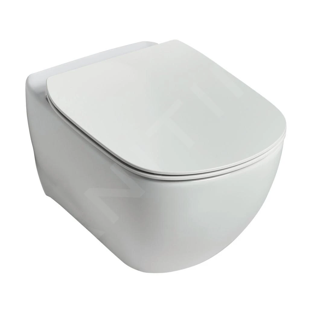 Ideal Standard Tesi - Hangend Toilet Met Wc Bril SoftClose, AquaBlade, Mat Wit T3546V1