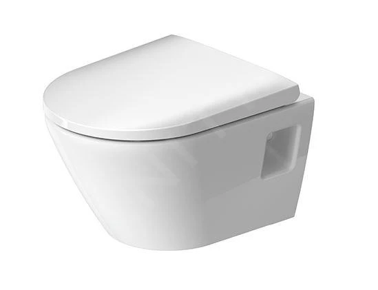 Duravit D-Neo - Hangend Toilet Met SoftClose Wc Bril, Rimless, Wit 45870900A1 - Afbeelding 5