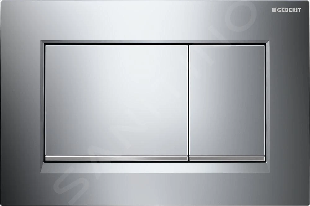 Geberit Duofix - Inbouwreservoir Voor Hangend Toilet Met SIGMA30 Bedieningsknop, Glanzend Chroom/mat Chroom + Ideal Standard Tesi - Hangend Toilet En Wc-bril, Aquablade, SoftClose 111.355.00.5 NU6 - Afbeelding 6