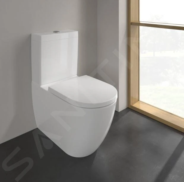Villeroy & Boch Subway 3.0 - Duoblok Pot Viclean, TwistFlush, Alpine Wit 4672T001 - Afbeelding 4