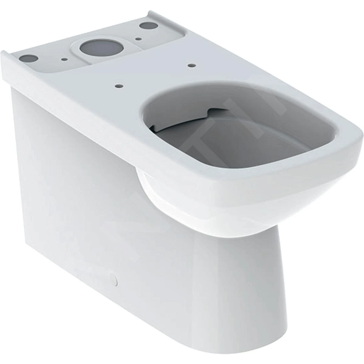 Geberit Selnova Square - Staande Toiletpot, Vario Afvoer, 680x350 Mm, Rimfree, Wit 500.489.01.1