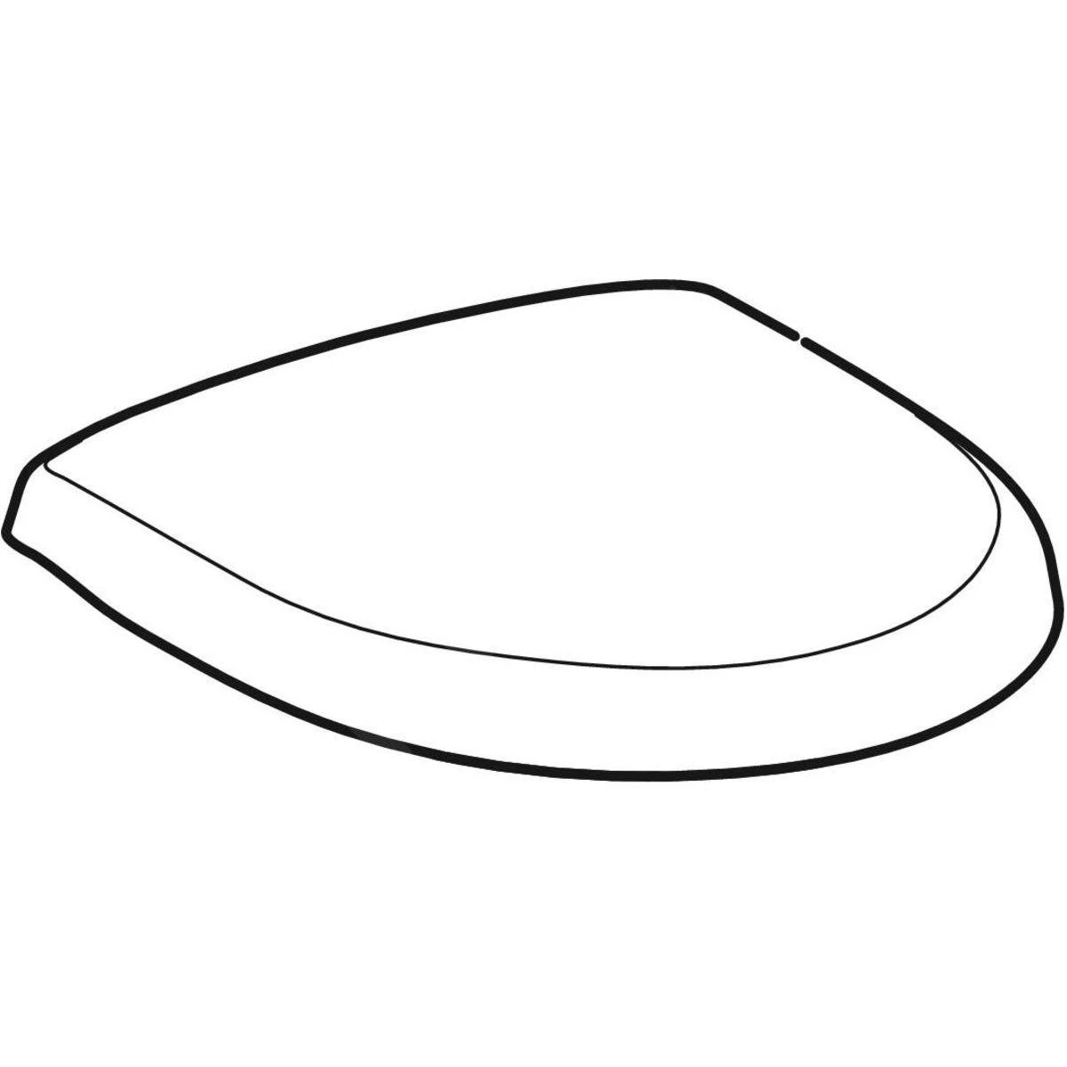 Geberit Selnova Compact - Wc Bril, Softclose, Wit 501.931.00.1 - Afbeelding 3