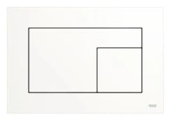 Tece TECEvelvet - Bedieningsplaat, Beschermlaag Tegen Vingerafdrukken, Wit 9240735