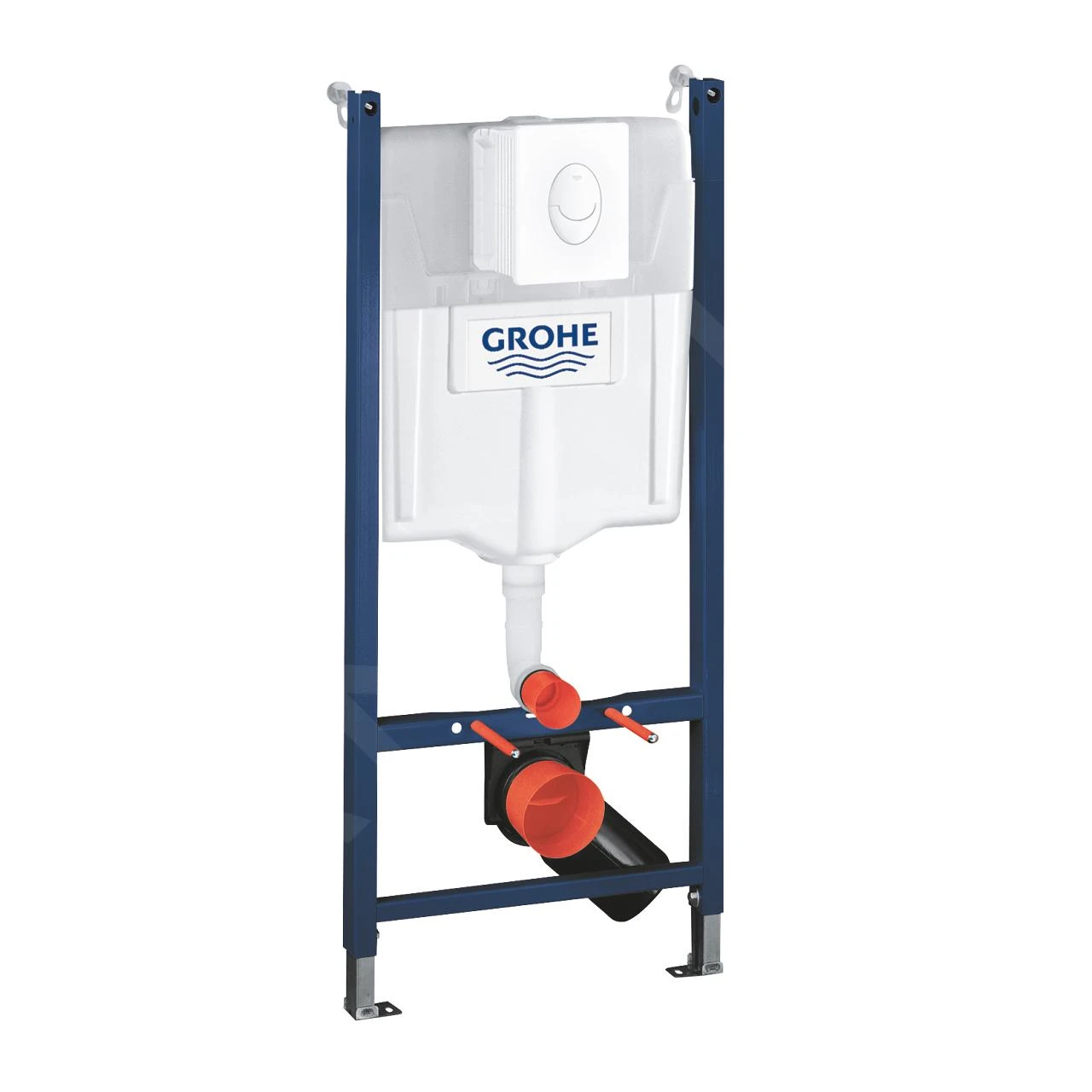 Grohe Solido - Voorwand Montageset, Bau Ceramic Toilet En Softclose Zitting, Skate Air Bedieningsplaat, Alpine Wit 39116000 - Afbeelding 3