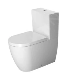 Duravit ME By Starck - Duoblokpot, Vario Afvoer, Met WonderGliss, Alpine Wit 21700900001