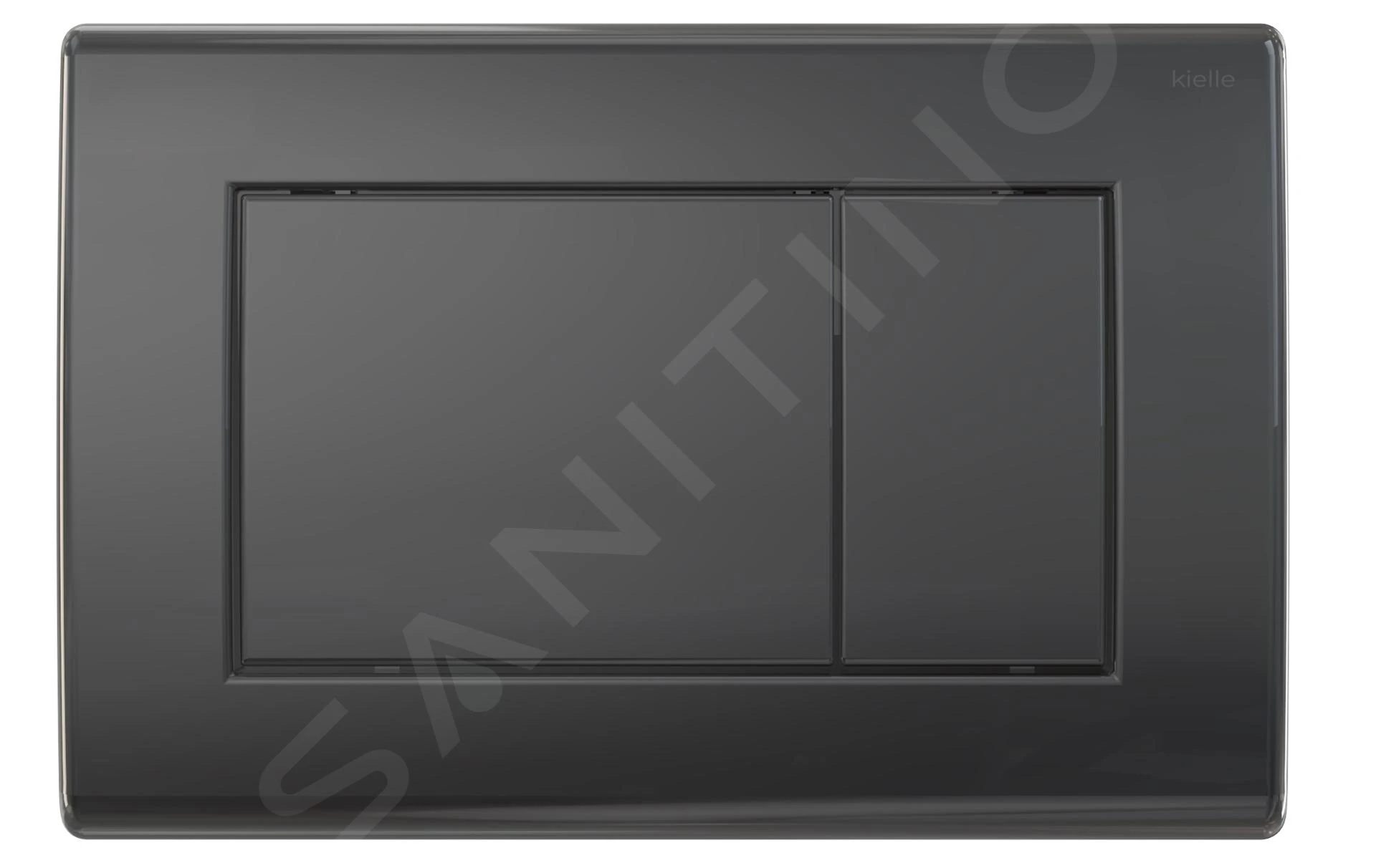 Kielle Genesis - Voorwand Montageset, Tesi Toilet En Softclose Toiletbril, Aquablade, Gemini III Bedieningsplaat, Mat Zwart SANI11AD5500 - Afbeelding 5