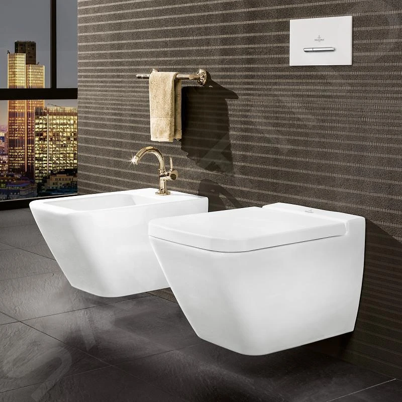 Villeroy & Boch Finion - Wandcloset, DirectFlush, CeramicPlus, Alpine Wit 4664R0R1 4 Villeroy & Boch Finion - Wandcloset, DirectFlush, CeramicPlus, Alpine Wit 4664R0R1 - Afbeelding 4