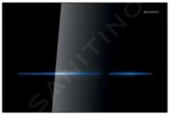 Geberit Sigma80 - Electronische Bediening Van De Spoeling, Dual Flush Spoeling, Glas Zwart 116.090.SG.1