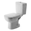 Duravit D-Code - Duoblokpot, Afvoer Achter Onder, Alpine Wit 21110100002