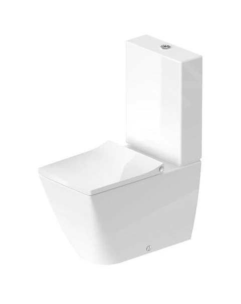 Duravit Viu - Staande Toiletpot, Vario Afvoer, Rimless, Alpine Wit 2191090000