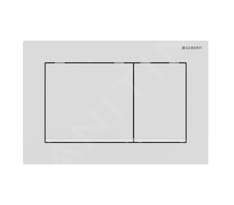 Geberit Omega30 - Bedieningsplaat, Mat Wit 115.080.01.1