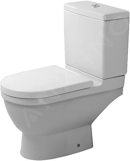 Duravit Starck 3 - Duoblokpot, Met WonderGliss, Wit 01260900001 1 Duravit Starck 3 - Duoblokpot, Met WonderGliss, Wit 01260900001