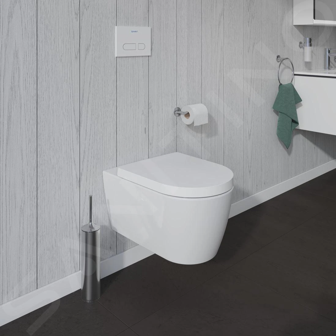 Duravit ME By Starck - Wandcloset, Met HygieneGlaze, Alpine Wit 2528092000 - Afbeelding 9