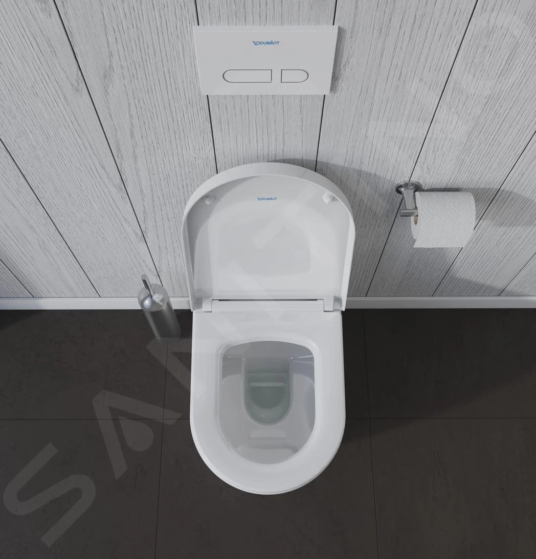 Duravit ME By Starck - Staande Toiletpot, Alpine Wit 2169090000 - Afbeelding 3