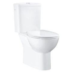 Grohe Bau Ceramic - Duobloktoilet Met Jachtbak En SoftClose Wc Zitting, Rimless, Alpine Wit 39346000