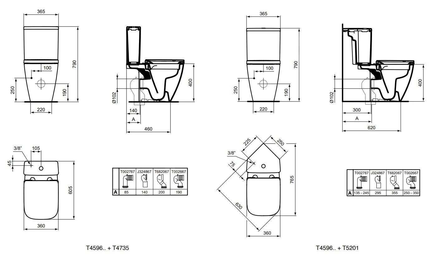 Ideal Standard I.Life S - Duoblokpot, RimLS+, Wit T459601 - Afbeelding 2