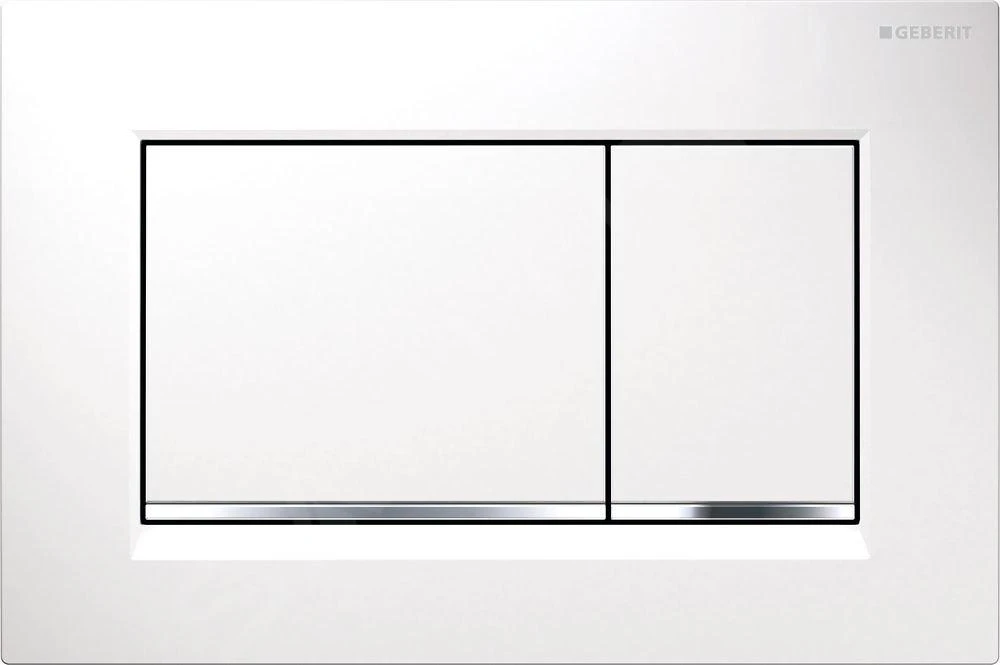 Geberit Kombifix - Inbouwreservoir Voor Hangend Toilet Met SIGMA30 Bedieningsknop, Wit/glanzend Chroom + Ideal Standard Tesi - Hangend Toilet En Wc-bril, Aquablade, SoftClose 110.302.00.5 NU5 - Afbeelding 6