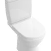 Villeroy & Boch O.novo - Compact Staande Toiletpot, Afvoer Achteraan, DirectFlush, Alpine Wit 5689R001