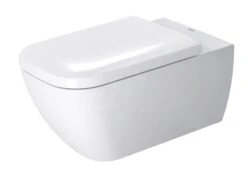 Duravit Happy D.2 - Wandtoilet, Rimless, Met HygieneGlaze, Alpine Wit 2550092000