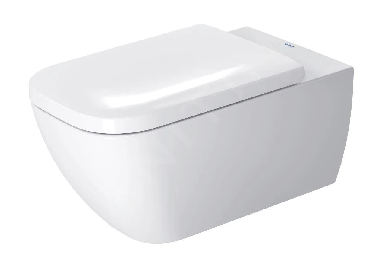 Duravit Happy D.2 - Wandtoilet, Rimless, Met HygieneGlaze, Alpine Wit 2550092000