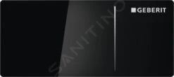 Geberit Omega70 - Bedieningspaneel, Glas/zwart 115.083.SJ.1