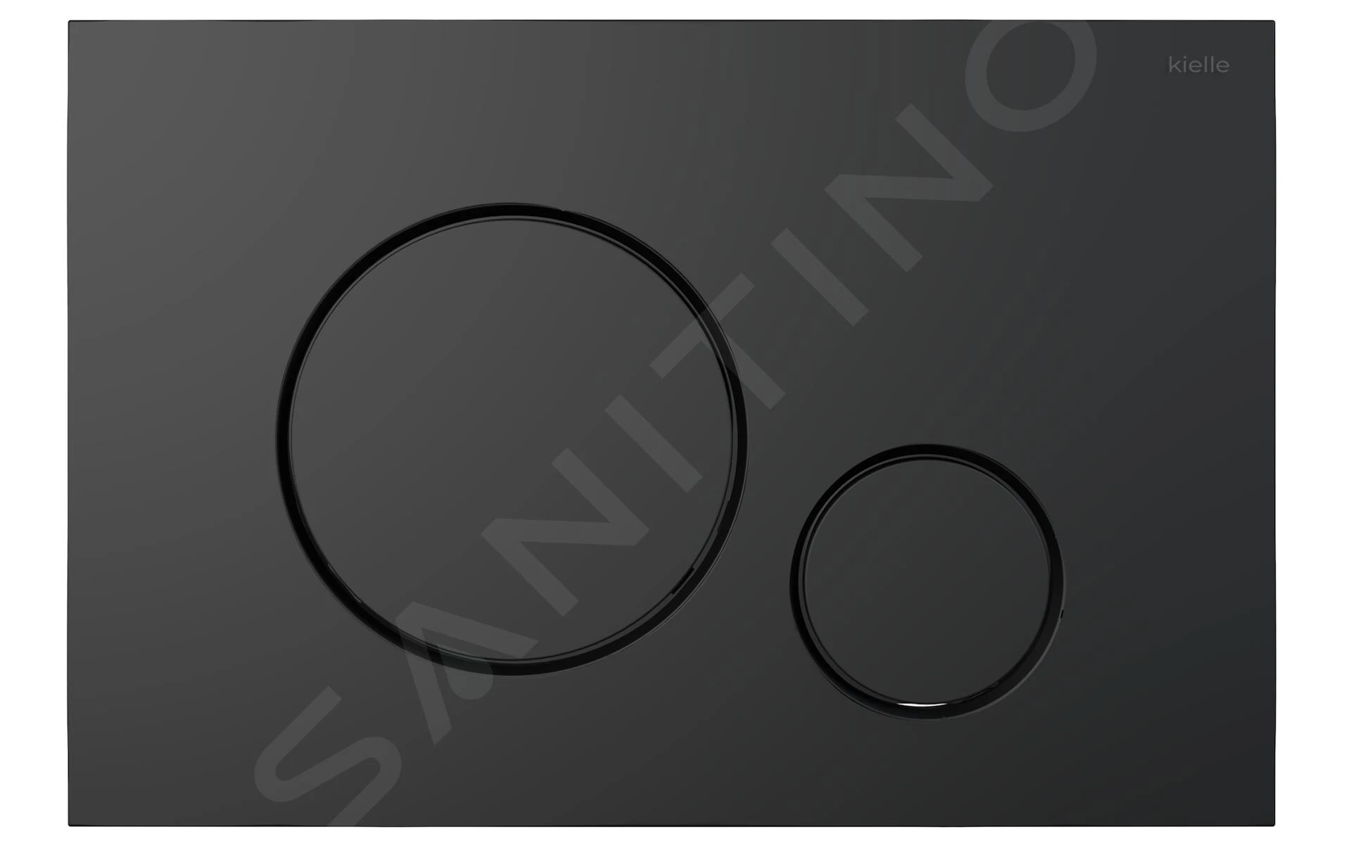 Kielle Genesis - Voorwand Montageset, Tesi Toilet En Softclose Toiletbril, Aquablade, Gemini IV Bedieningsplaat, Mat Zwart SANI11AD5501 - Afbeelding 5