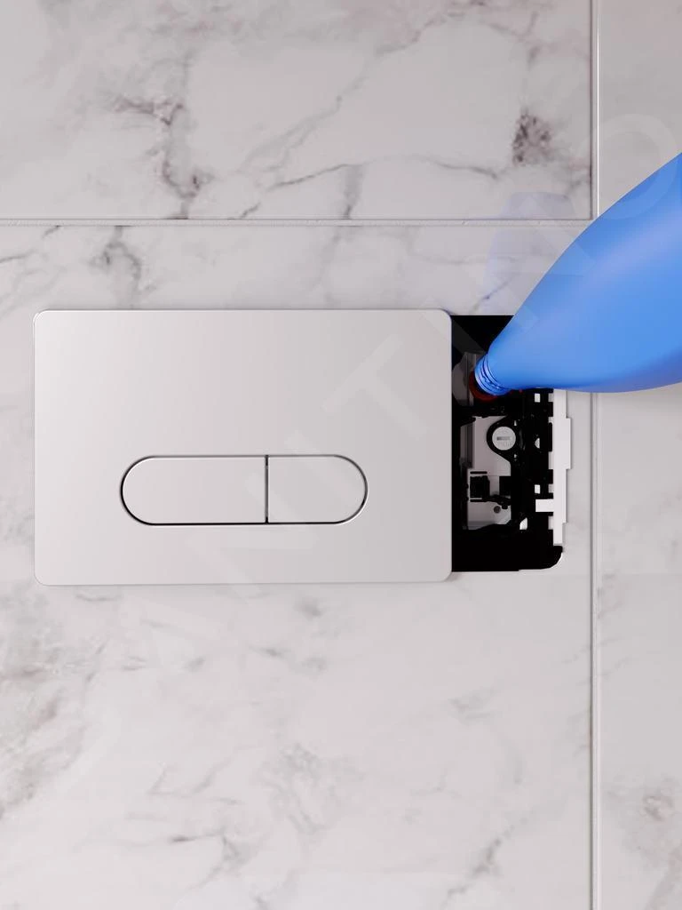 Ideal Standard ProSys - Toiletset- Inbouwreservoir, Closet, WC-zitting Eurovit, Oleas M2 Bedieningsplaat, Rimless, Softclose, Wit ProSys80M SP121 - Afbeelding 8