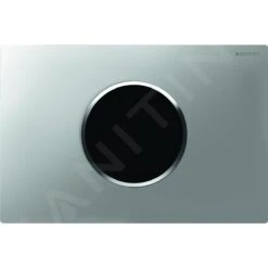 Geberit Sigma10 - Bedieningsplaat, Elektronisch, Dual Flush Spoeling, Netvoeding, Mat Chroom/chroom 115.907.KN.1