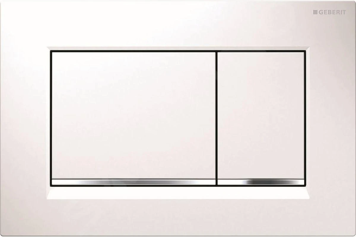 Geberit Kombifix - Set Voorwandinstallatie, Toilet En Zitting Ideal Standard Tesi, Sigma30 Bedieningsplaat, Wit/chroom 110.302.00.5 NF5 - Afbeelding 6