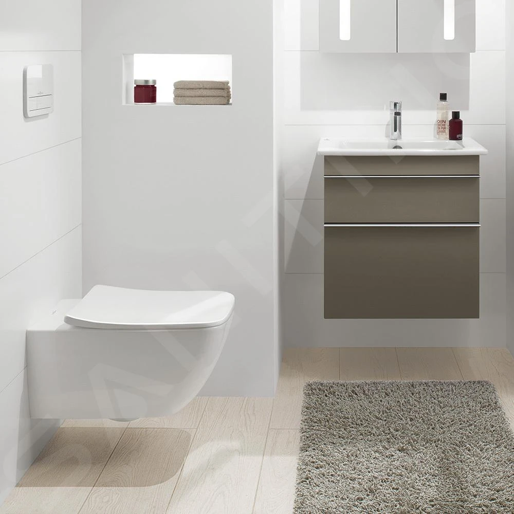 Villeroy & Boch Venticello - WC Bril Met Deksel, Wit 9M79S101 - Afbeelding 4