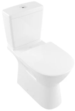 Villeroy & Boch ViCare - Staande Toiletpot Voor Mensen Met Beperkte Bewegingsmogelijkheden, Vario Afvoer, DirectFlush, AntiBac, CeramicPlus, Alpine Wit 4620R0T2