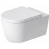 Duravit ME By Starck - Hangend Toilet Met Wc Bril SoftClose, Rimless, HygieneGlaze, Wit 45790920A1