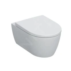 Geberit ICon - Wandtoilet Met SoftClose Toiletbril, Rimfree, Alpine Wit 501.663.JT.1