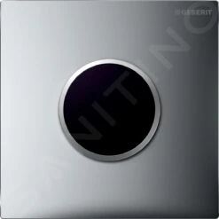 Geberit Spoelsystemen - Wc-besturing Met Elektronische Spoelactivering, Bedieningsplaat Type 10, Netvoeding, Chroom/chroom Mat 116.025.KH.1