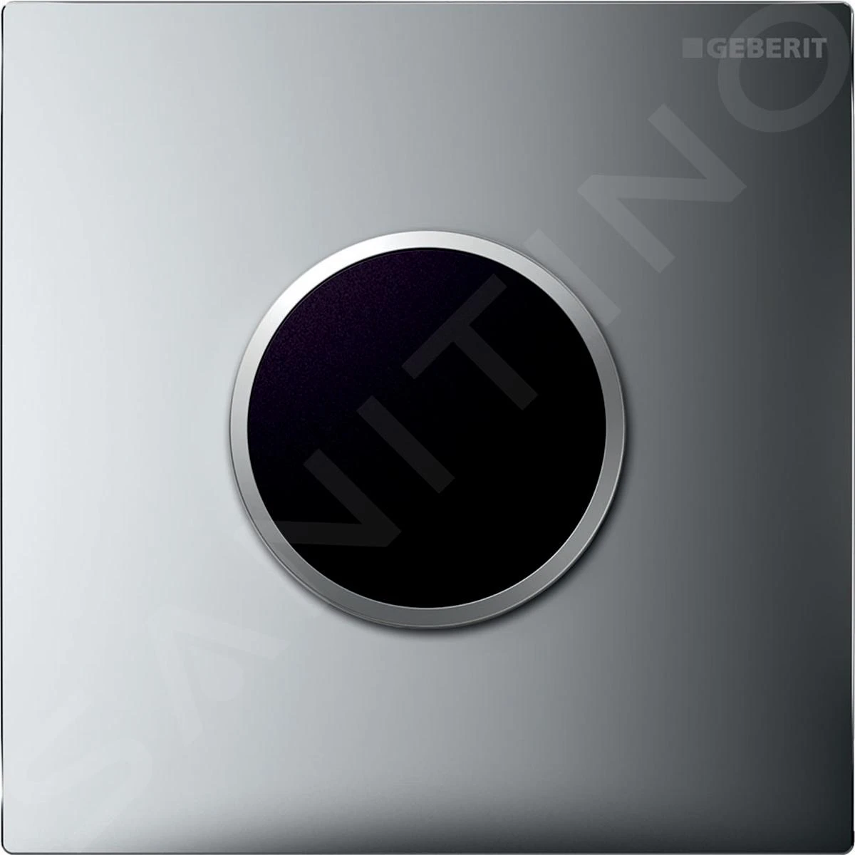 Geberit Spoelsystemen - Wc-besturing Met Elektronische Spoelactivering, Bedieningsplaat Type 10, Netvoeding, Chroom/chroom Mat 116.025.KH.1