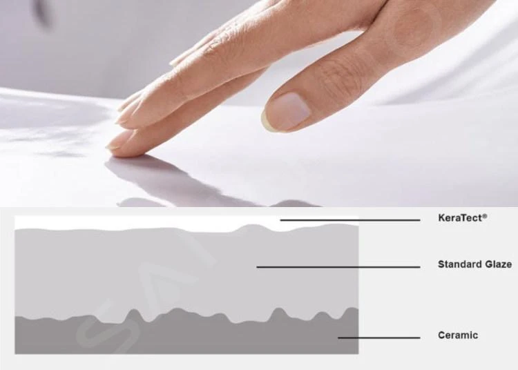 Geberit ICon Xs - Hangend Toilet, 350x490 Mm, Met KeraTect, Wit 204030600 - Afbeelding 4