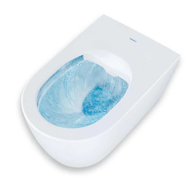 Duravit Soleil By Starck - Hangend Toilet Met SoftClose Zitting, Rimless, HygieneFlush, HygieneGlaze, Wit 45910920A1 - Afbeelding 8