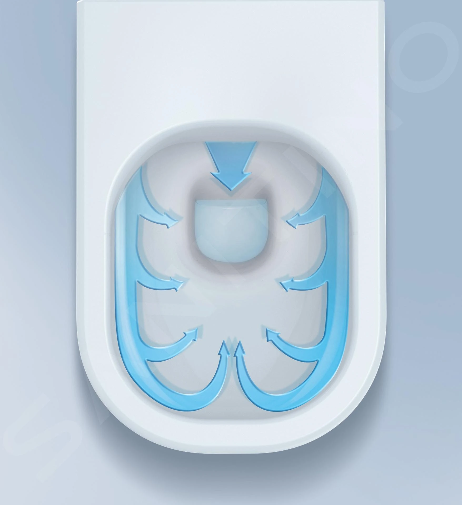 Laufen Lua - Duoblok Pot, Rimless, Afvoer Achteraan, Wit H8240860000001 - Afbeelding 3