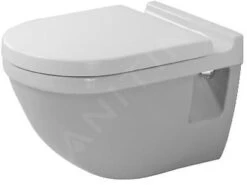 Duravit Starck 3 - Hangend Toilet Met Vlakspoel, Wit 2201090000